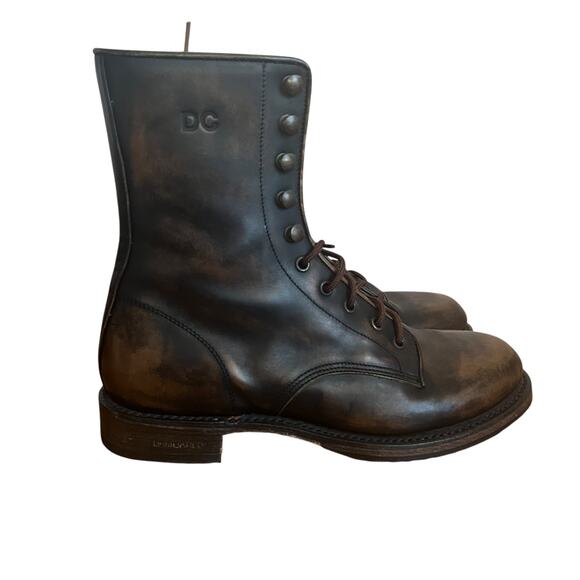 DSQUARED2 Other - Dsquared2  Brown Leather Lace Up Combat Boots Size 40 EU